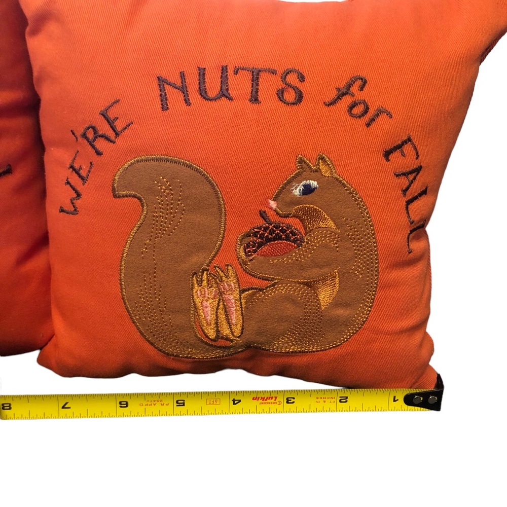 We’re Nuts For Fall Squirrel Decor Pillows - Picture 7 of 11